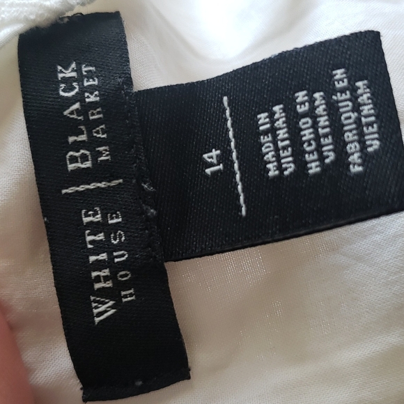 WHBM NWOT 14 Geometric Lace Dress - Picture 5 of 8